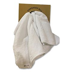 Spilfyter Wr3000W-25 Reclaimed Wiping Product, White, 25 Lb Box, Terry