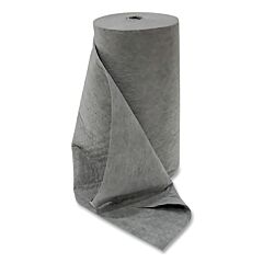 Spilfyter Ds-97 Sorbent Pads And Rolls, 150 Ft L X 32 In W, Universal, Laminated Extra Heavy, Three-Ply, Gray, Roll