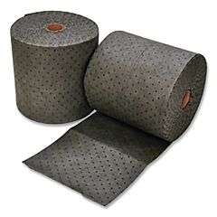 Spilfyter Gff-91 Sorbent Pads And Rolls, 150 Ft L X 16 In W, Universal, Premium, Three-Ply, Gray, Roll