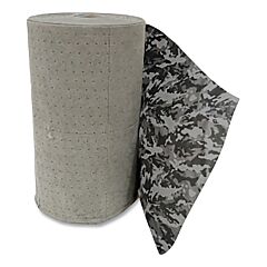 Spilfyter Ds-93 Sorbent Pads And Rolls, 150 Ft L X 32 In W, Universal, Premium, Two-Ply, Camouflage, Roll