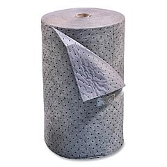 Spilfyter Sm-93 Sorbent Pads And Rolls, 300 Ft L X 32 In W, Universal, Medium Laminated, Two-Ply, Gray, Roll