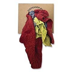 Spilfyter Wr3500C-50 Reclaimed Wiping Product, Mixed, 50 Lb Box, Terry