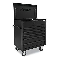 Kennedy Maintenance Pro™ 395Mpcbk 5-Drawer Maintenance Pro™ Industrial Tool Cart, 19052 In³, 39 In W X 43 In H, Black