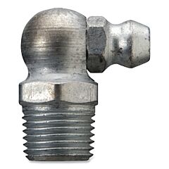 Alemite Lagn-1613-B Hydraulic Fitting, Elbow - 90°, 27/32 In L, Male/Male, 1/8 In (Ptf)