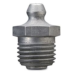 Alemite Lagn-1627-B Hydraulic Fitting, Straight, 7/8 In L, Male/Male, 1/4 In (Ptf)