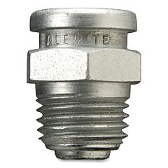Alemite Lagn-A1186 Button Head Fittings, Straight, 53/64 In, Male/Male, 1/4 In (Nptf)