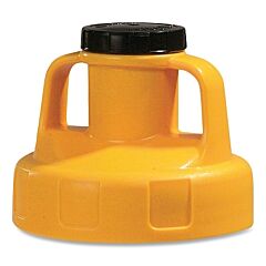 Oilsafe 100209 Multi-Purpose Utility Lid, 2 In Dia, Oil Safe, Yellow, Engineering Plastic