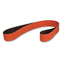 3M 051119-49530 Cloth Belt, 777F, Yf-Weight, 2 In W X 18-15/16 In L, P120 Grit, Ceramic Aluminum Oxide, Fabri-Lok/Single-Flex