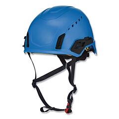 Msa 10242816 V-Gard® H2™ Safety Helmet, Type Ii, Full Contact Rachet, Vented, Mips® System, Blue