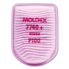 Moldex 7740+ 7000/7800/9000 Series Semi-Rectangular Filter, P100+ W/Ift™, Particulates, For Facepiece
