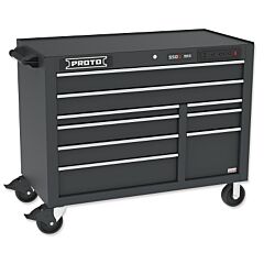 Proto 555041B-9Dbpdp Workstation, 50 In W X 25-1/4 In D X 41 In H, 9 Drawers, Black