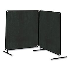 Tillman 6022068 Arcshield® Portable Welding Screen, 6 Ft X 8 Ft, 14 Mil Vinyl/Tubular Steel Fr, Yel Transparent/Blk Fr, 2 Panels