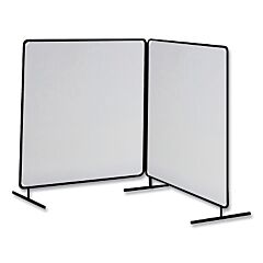 Tillman 6052068 Arcshield® Portable Welding Screen, 6 Ft X 8 Ft, 16 Mil Vinyl/Tubular Steel Fr, Clear/Blk Fr, 2 Panels