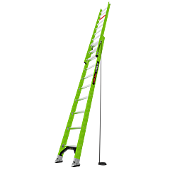 Little Giant Ladders 18720 Hyperlite, 20 Ft. H, Ansi Type Ia, 300 Lb Rated, Fiberglass, Extension Ladder