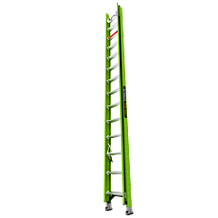 Little Giant Ladders 18728-186 Hyperlite, 28 Ft. H, Ansi Type Ia, 300 Lb Rated, Fiberglass, Extension Ladder With V-Rung