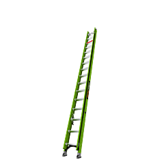 Little Giant Ladders 17932-089 Hyperlite, 32 Ft. H, Ansi Type Iaa, 375 Lb Rated Fiberglass, Extension Ladder With Cable Hooks And V-Rung