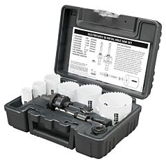 Disston E0212167 Blu-Mol Xtreme Bi-Metal Hole Saw Kit, Electrican, 9-Piece (Standard)