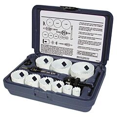 Disston E0212170 Blu-Mol Xtreme Bi-Metal Hole Saw Kit, Journeyman, 13-Piece