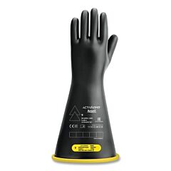 Activarmr Rig216Ybsc105 Rig Electrical Insulating Gloves, 16 In L, Class 2, Size 10.5, Black/Yellow