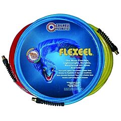 Coilhose Pneumatics Pfe60504T Flexeel Reinforced Polyurethane Straight Hoses, 9/16 In O.D., 3/8 In I.D., 50 Ft