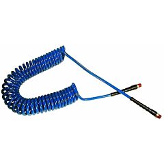 Coilhose Pneumatics Pu14-25B-B Flexcoil Polyurethane Self-Storing Air Hoses, 1.08 Lb @ 1 Ft, 3/8 In O.D.