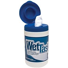 Kimberly-Clark 77320 Kimtech Prep™ Wipes For The Wettask™ Wiping System, White, 12 In W X 6 In L, 55 Sheets/Roll, Free Canister, Meltblown