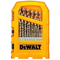 Dewalt Dw1969 Pilot Point® 29-Piece Gold Ferrous Oxide Drill Bit Set, 1/16 In To 1/2 In