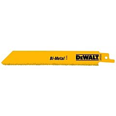 Dewalt Dw4844 Medium Grit Reciprocating Saw Blades, 6 In, Coarse