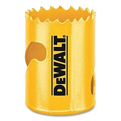 Dewalt Dah180025 Bi-Metal Hole Saw, 1-9/16 In Dia, 1-3/4 In Cutting Depth, Yellow