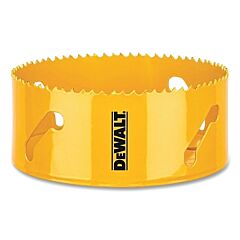 Dewalt Dah180080 Bi-Metal Hole Saw, 5 In Dia, 1-3/4 In Cutting Depth, Yellow