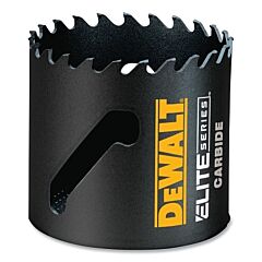 Dewalt Dah3218 Elite Series™ Hole Saw, Carbide, Metal Cutting, 2-1/8 In Dia Cutting X 1-3/4 In D Cutting