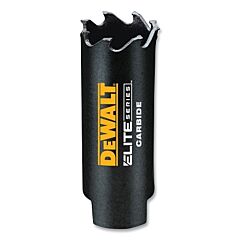 Dewalt Dah378 Elite Series™ Hole Saw, Carbide, Metal Cutting, 7/8 In Dia Cutting X 1-3/4 In D Cutting