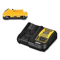 Dewalt Dcb230C 20V Max* Battery Kit, 3Ah, One Battery, One Charger