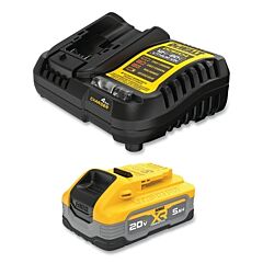 Dewalt Dcbp520C 20V Max* Xr Powerstack™ Battery, Lithium-Ion, 5.0 Ah, Includes Battery/Charger