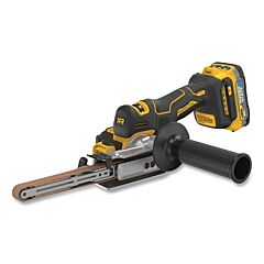 Dewalt Dcm200E1 Band File, 20V Max* Xr®, 1/2 In W X 18 In L Belt, 5600 Ft/Min, Includes Belts/Battery/Charger