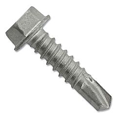 Dewalt Dfseaf621 Dril-Flex® Self-Drilling Structural Screws, Hex Washer Head, #12-14 Tpi, 7/8 In L, #3 Point Type, Stalgard Sub Finish