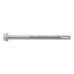 Dewalt Dfseaf910 Dril-Flex® Self-Drilling Structural Screws, Hex Washer Head, 1/4 In-20 Tpi, 4 In L, #4 Point Type, Stalgard Sub Finish