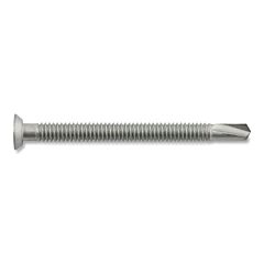 Dewalt Dfsebl330 Dril-Flex® Self-Drilling Structural Screws, Phillips Undercut Flat Head, 1/4 In-20 Tpi, 3 In L, #4 Point Type, Stalgard