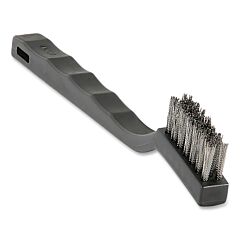 Dewalt Dw49708 Wire Scratch Brush, 7 In Overall L, 7 Bristle Rows, Stainless Steel, Curved Plastic Handle