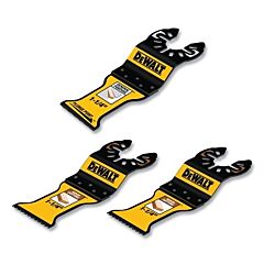 Dewalt Dwa4206Bm-3 Plungepoint™ Bi-Metal Oscillating Blade, Combo Pack, Wood And General Purpose, 3 Pack