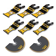 Dewalt Dwa428Set Plungepoint™ Bi-Metal Oscillating Blade, 8 Pc, General Purpose
