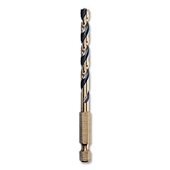 Dewalt Dwa5014 Black And Gold Impact Ready Drill Bit, 7/32 In Dia, 135° Split Point Tip, 3-7/8 In Oal