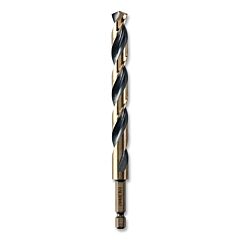 Dewalt Dwa5028 Black And Gold Impact Ready Drill Bit, 7/16 In Dia, 135° Split Point Tip, 5-3/4 In Oal