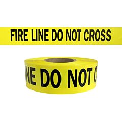 Presco Eab3103Y15 "Fire Line Do Not Cross", Yellow