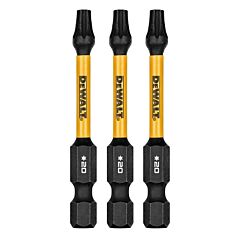 Dewalt Dwaf2Tx20Ir3 Flextorq® Torx Impact Bit, 2.25 In L, T20, 3 Pack