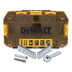 Dewalt Dwmt45413 Toughseries™ Tough Box Mechanics Tool Set, 20 Pc, 1/4 In Drive