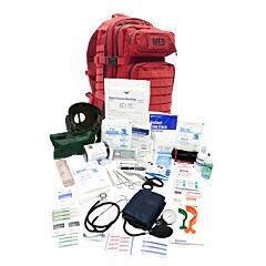 First Aid Only Fa138R-Adv Tactical Trauma Kit Red - Advanced
