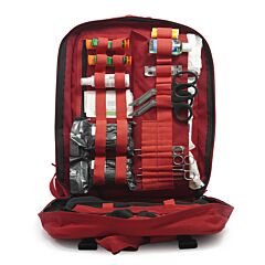 First Aid Only Fa140R-Adv Stomp Bag Medical Kit Red
