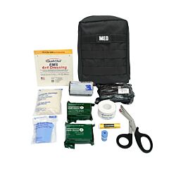 Elite First Aid Fa187B-Adv Military Ifak Black