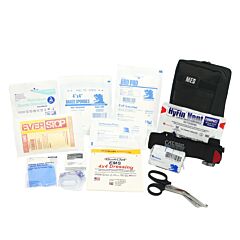 Elite First Aid Fa142B-Pro Tactical Individual First Aid Kit (Ifak), Black, Pro